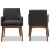 Set Of 2 Nexus Mid Century Modern Walnut Wood Fabric Upholstered Dining Armchair - Baxton Studio 2 Set Of 2 Nexus Mid Century Modern Walnut Wood Fabric Upholstered Dining Armchair - Baxton Studio -Home Furniture Shop-Baxton Studio GUEST aaba1ace 02ed 4f62 b51d d7e7ec22d7dd