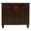 Winda Modern And Contemporary 2-Door Wooden Entryway Shoes Storage Cabinet - Dark Brown - Baxton Studio 2 Winda Modern And Contemporary 2-Door Wooden Entryway Shoes Storage Cabinet - Dark Brown - Baxton Studio -Home Furniture Shop-Baxton Studio GUEST ab0fe6f1 0d7d 4cd6 9c16 cf6835f46d5a