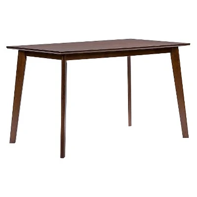 5pc Sumner Mid-Century Style Dining Set Brown/Black - Baxton Studio 4 5pc Sumner Mid-Century Style Dining Set Brown/Black - Baxton Studio - Image 2