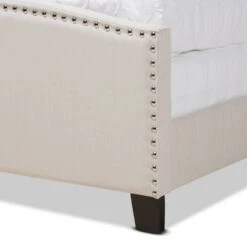 Morgan Fabric Upholstered Panel Bed - Baxton Studio 11 Morgan Fabric Upholstered Panel Bed - Baxton Studio -Home Furniture Shop-Baxton Studio GUEST af44d488 b120 42e1 998c 81eefb4c4094