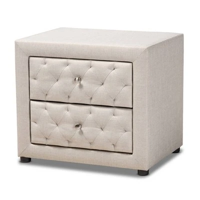 Lepine 2 - Drawer Wood Nightstand - Baxton Studio 11 Lepine 2 - Drawer Wood Nightstand - Baxton Studio - Image 9