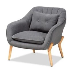 Valentina Velvet Natural Wood Armchair - Baxton Studio -Home Furniture Shop-Baxton Studio GUEST b0c509a6 5cf4 4fca b75a bf1159a2a1f5