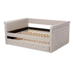 Alena Daybed With Trundle - Baxton Studio -Home Furniture Shop-Baxton Studio GUEST b2166820 424e 4baa b6cb d6b9d7181c4f