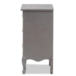 3 Drawer Capucine Finished Wood Nightstand Gray - Baxton Studio 16 3 Drawer Capucine Finished Wood Nightstand Gray - Baxton Studio -Home Furniture Shop-Baxton Studio GUEST b2577697 80cb 449b 9369 60f10e5699b7