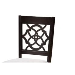 5pc Tonia Fabric Upholstered And Wood Dining Set Gray/Brown - Baxton Studio -Home Furniture Shop-Baxton Studio GUEST b578fdd9 aa32 4421 8a3a 42a1ced2ad23