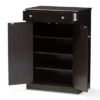 Dariell Modern And Contemporary Finished Shoe Cabinet Dark Brown - Baxton Studio -Home Furniture Shop-Baxton Studio GUEST b5c80a20 f505 4264 a6e6 ee906149209c