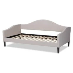 Twin Milligan Upholstered And Wood Daybed - Baxton Studio -Home Furniture Shop-Baxton Studio GUEST b8a1aaf2 bbd8 4e6f 8937 8a9290baa472