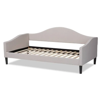 Twin Milligan Upholstered And Wood Daybed - Baxton Studio 6 Twin Milligan Upholstered And Wood Daybed - Baxton Studio - Image 4