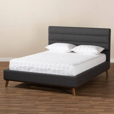 Erlend Platform Bed - Baxton Studio 4 Erlend Platform Bed - Baxton Studio - Image 2