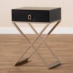 1 Drawer Patricia Brass Tone Metal Nightstand - Baxton Studio 19 1 Drawer Patricia Brass Tone Metal Nightstand - Baxton Studio -Home Furniture Shop-Baxton Studio GUEST baccd7f5 eedb 4f45 833a c550ec0ff396