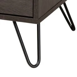 Baldor Wood Metal 4 Drawer Bedroom Chest Dark Brown - Baxton Studio -Home Furniture Shop-Baxton Studio GUEST bc1de71b 0c12 426f 8ab6 f0d6b777bc51