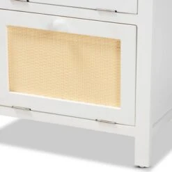 Sariah Wood Rattan 2 Door Nightstand White - Baxton Studio 19 Sariah Wood Rattan 2 Door Nightstand White - Baxton Studio -Home Furniture Shop-Baxton Studio GUEST bd01853f c771 4b01 9e01 8be20a249af8