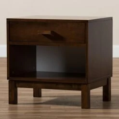 Deirdre Modern And Contemporary Wood 1 Drawer Nightstand - Baxton Studio 21 Deirdre Modern And Contemporary Wood 1 Drawer Nightstand - Baxton Studio -Home Furniture Shop-Baxton Studio GUEST bf891090 a3f9 442b ab1c 8c8e4707a123