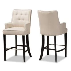 2pc Aldon Upholstered And Wood Bar Stool Set - Baxton Studio 18 2pc Aldon Upholstered And Wood Bar Stool Set - Baxton Studio -Home Furniture Shop-Baxton Studio GUEST c0a6a259 5f7d 4c57 851b defecccf4ed4