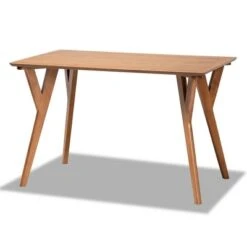 4pc Odessa Mid-Century Modern Fabric Upholstered Wood Dining Nook Set Walnut/Brown - Baxton Studio -Home Furniture Shop-Baxton Studio GUEST c0f3e4a1 0f7f 4de0 aead 35334c04749c