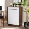 Mette Walnut Finished Wood Shoe Cabinet White - Baxton Studio -Home Furniture Shop-Baxton Studio GUEST c1ac85af b1a4 4df6 be50 efc5440591c9