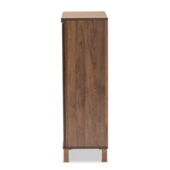 Talon Two-Tone Wood 2 Door Shoe Storage Cabinet Walnut Brown/Dark Gray - Baxton Studio 15 Talon Two-Tone Wood 2 Door Shoe Storage Cabinet Walnut Brown/Dark Gray - Baxton Studio -Home Furniture Shop-Baxton Studio GUEST c2b797ef fc50 4602 a970 d3a5ccc8b7b2