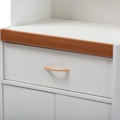 Laurana Kitchen Cabinet And Hutch - Baxton Studio -Home Furniture Shop-Baxton Studio GUEST c2ea2a3e b706 4de8 aa40 d42d5e4012b2