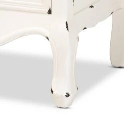 Levron Two-Tone Wood 5 Drawer Storage Cabinet Walnut Brown/White - Baxton Studio -Home Furniture Shop-Baxton Studio GUEST c31cc59a 9624 4437 8d03 2fa0e41a5048