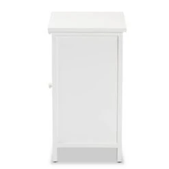 Sariah Wood Rattan 2 Door Nightstand White - Baxton Studio 18 Sariah Wood Rattan 2 Door Nightstand White - Baxton Studio -Home Furniture Shop-Baxton Studio GUEST c4423f7c 5b28 48a3 baaa fb39ff4aa395
