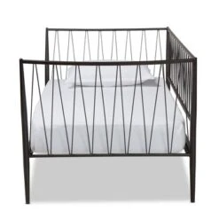 Twin Lysa Metal Daybed Black - Baxton Studio