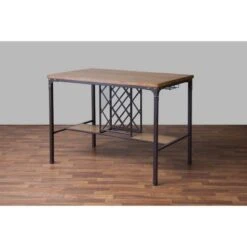 Vintner Pub Counter Height Dining Set Black/Brown - Baxton Studio 12 Vintner Pub Counter Height Dining Set Black/Brown - Baxton Studio -Home Furniture Shop-Baxton Studio GUEST c72931e7 eeba 42ff 985d dbdde66686cb