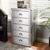 5 Drawer Davet Metal Accent Chest Silver - Baxton Studio 1 5 Drawer Davet Metal Accent Chest Silver - Baxton Studio -Home Furniture Shop-Baxton Studio GUEST c7337fb1 7ddd 45c4 976c 61f776edc31f