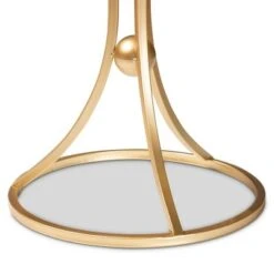 Tarmon Metal End Table With Marble Tabletop Gold - Baxton Studio -Home Furniture Shop-Baxton Studio GUEST c7fad5af 6289 4a2e a541 028c0d7c52fe