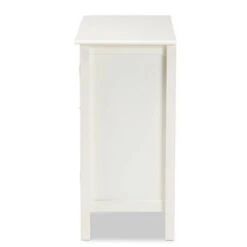Kendall Wood And Glass Kitchen Cabinet White - Baxton Studio 11 Kendall Wood And Glass Kitchen Cabinet White - Baxton Studio -Home Furniture Shop-Baxton Studio GUEST c85a3639 28f9 455d 97b6 9d7e3fdd523c