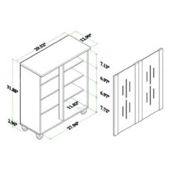 Renley Espresso Wood 2 Door Shoe Storage Cabinet Brown - Baxton Studio -Home Furniture Shop-Baxton Studio GUEST c8e13bae 89cb 4a25 ae65 aa2065e3b71f