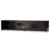 Beasley Cabinet With 2 Sliding Doors And Drawer TV Stand For TVs Up To 70" Dark Brown - Baxton Studio 1 Beasley Cabinet With 2 Sliding Doors And Drawer TV Stand For TVs Up To 70" Dark Brown - Baxton Studio -Home Furniture Shop-Baxton Studio GUEST c9810c4c 3eba 4379 8d0d 9c0a9222c9d6