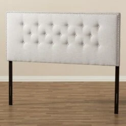 Windsor Modern And Contemporary Fabric Upholstered Headboard Beige - Baxton Studio -Home Furniture Shop-Baxton Studio GUEST cb10aa37 9ec6 4404 9d63 e5a817a4cae7
