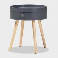 Jessen 1 - Drawer Wood Nightstand - Baxton Studio 18 Jessen 1 - Drawer Wood Nightstand - Baxton Studio -Home Furniture Shop-Baxton Studio GUEST cb770e9c bae2 428c a566 4ba3807a0233