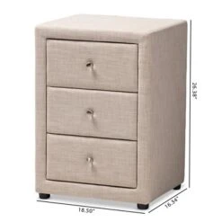 Tessa 3 Drawer Nightstand - Baxton Studio 18 Tessa 3 Drawer Nightstand - Baxton Studio -Home Furniture Shop-Baxton Studio GUEST cbfc1bf5 1c15 485a 95bf 3c0cd1e002ba