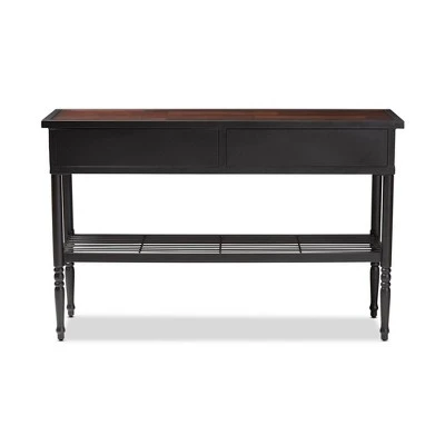 2 Drawer Jana Dining Room Server Brown - Baxton Studio 6 2 Drawer Jana Dining Room Server Brown - Baxton Studio - Image 4