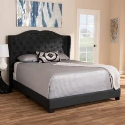 Aden Bed - Baxton Studio 15 Aden Bed - Baxton Studio -Home Furniture Shop-Baxton Studio GUEST d0f1b7c9 2444 4272 9d4e b60f167eeac4