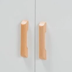 Russell Two-Tone Wood 2 Door Sideboard White/Oak Brown - Baxton Studio -Home Furniture Shop-Baxton Studio GUEST d139620c 5152 491e 9962 671fee208502