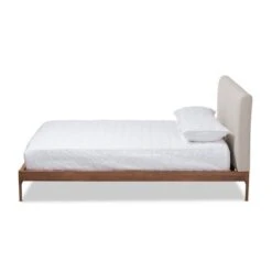 Aveneil Walnut Finished Platform Bed - Baxton Studio -Home Furniture Shop-Baxton Studio GUEST d376b89b 69bb 4504 9fd4 af1f04a5c670