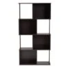 61.42" Riva Geometric Wood Bookshelf Dark Brown - Baxton Studio 1 61.42" Riva Geometric Wood Bookshelf Dark Brown - Baxton Studio -Home Furniture Shop-Baxton Studio GUEST d3dae430 974a 419a 852f 2e329ed63772