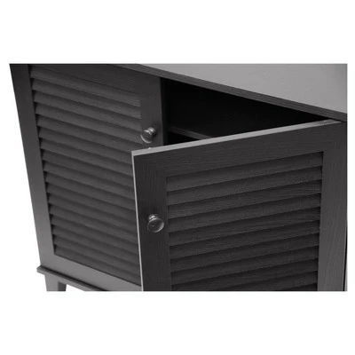 Coolidge Shoe - Storage Cabinet - Espresso - Baxton Studio 5 Coolidge Shoe - Storage Cabinet - Espresso - Baxton Studio - Image 3