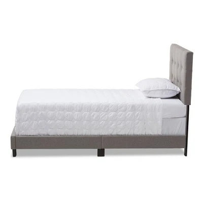 Twin Brookfield Modern And Contemporary Fabric Upholstered Bed - Baxton Studio 3 Twin Brookfield Modern And Contemporary Fabric Upholstered Bed - Baxton Studio