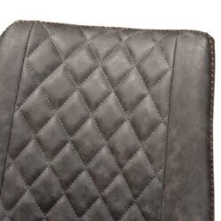 Set Of 2 Loire Faux Leather Upholstered Dining Chair Gray/Black - Baxton Studio -Home Furniture Shop-Baxton Studio GUEST d5fc9618 f7df 43d0 952b f0590cf2baaf