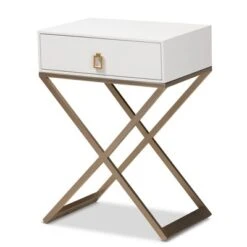 1 Drawer Patricia Brass Tone Metal Nightstand - Baxton Studio 21 1 Drawer Patricia Brass Tone Metal Nightstand - Baxton Studio -Home Furniture Shop-Baxton Studio GUEST d68015c4 cc5b 4e5b a9aa bd7a60fe0866