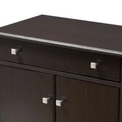 Dariell Modern And Contemporary Finished Shoe Cabinet Dark Brown - Baxton Studio -Home Furniture Shop-Baxton Studio GUEST d766edb9 2da2 45f0 8be7 7b689f5cc2ab