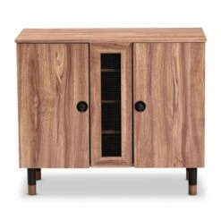 2 Door Valina Wood Entryway Shoe Storage Cabinet Brown - Baxton Studio -Home Furniture Shop-Baxton Studio GUEST d8cbf389 5558 4458 8b9a eecfd7c98c9c