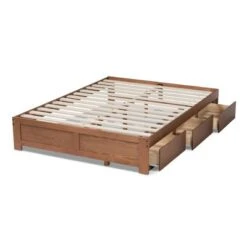 Wren 3 Drawer Storage Bed Frame Walnut - Baxton Studio 20 Wren 3 Drawer Storage Bed Frame Walnut - Baxton Studio -Home Furniture Shop-Baxton Studio GUEST d8ebc32e 8f62 48f2 8235 5123a9a75f74