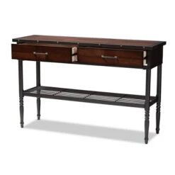 2 Drawer Jana Dining Room Server Brown - Baxton Studio 17 2 Drawer Jana Dining Room Server Brown - Baxton Studio -Home Furniture Shop-Baxton Studio GUEST da26bea4 81e7 4031 9278 e8e5c11298f6