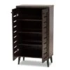 Salma Wood 2 Door Shoe Storage Cabinet Dark Brown - Baxton Studio -Home Furniture Shop-Baxton Studio GUEST da50d3fd 1c1f 41c4 b789 ba0e578ce9c7