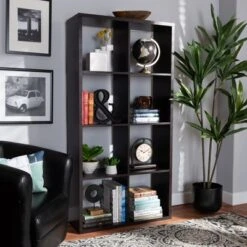 Janne 8 Cube Multipurpose Storage Shelf Dark Brown - Baxton Studio -Home Furniture Shop-Baxton Studio GUEST dbee03b4 4379 4def bdd5 f1dd128c1481