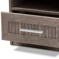Gallia Modern And Contemporary Oak Finished 1 Drawer Nightstand Brown - Baxton Studio -Home Furniture Shop-Baxton Studio GUEST dce9e8d1 d207 462b bc04 522b91b4610d